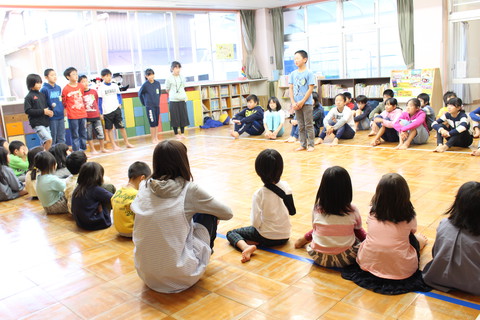 境小学校5年生との交流会